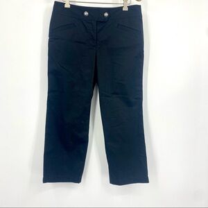 Ann Taylor black cropped Margo pants NWT 2